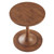Lina Round Mango Wood Side Table EEI-6573-WAL