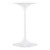 Lippa 20" Round Artificial Travertine Side Table EEI-6745-WHI-TRA