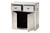 Serge French Industrial Silver Metal 2-Door Accent Storage Cabinet JY17B162-Silver-Cabinet