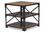 Milo Vintage Industrial Antique Bronze Metal And Distressed Wood End Table YLX-2694 ET