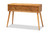Mae Mid-Century Modern Natural Brown Finished Wood 2-Drawer Console Table JY20A151-Console