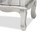 Callen Classic And Traditional Brushed Silver Finished Wood 4-Drawer End Table JY18B025-Silver-4DW-ET