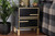 Giolla Contemporary Glam And Luxe Black Finished Wood And Gold Metal 2-Drawer End Table JY21A015-Wood/Metal-Black/Gold-ET