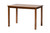 Eveline Modern Walnut Brown Finished Wood 43-Inch Dining Table RH7006-Walnut Brown-DT