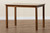 Eveline Modern Walnut Brown Finished Wood 43-Inch Dining Table RH7006-Walnut Brown-DT