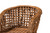 Bali & Pari Mario Modern Bohemian Natural Brown Finished Teak Wood And Rattan 2-Piece Dining Chair Set Mario-Rattan-DC