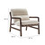Paxton Wood Sling Chair - Dune Fabric Walnut EEI-6766-DUN-WAL