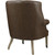 Chart Fabric Lounge Chair - Brown EEI-2147-BRN