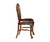24" X 21" X 48" Pu Cherry Oak Wood Poly Resin Upholstery Counter Height Chair (Set-2) (347006)