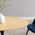 Lippa 48" Wood Oval Dining Table EEI-4863-BLK-NAT