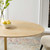 Lippa 48" Oval Wood Dining Table EEI-5217-GLD-NAT