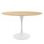 Lippa 48" Oval Dining Table - White Natural EEI-5160-WHI-NAT