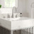 Gridiron 24" Bathroom Vanity - White Silver EEI-6103-WHI-SLV