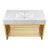 Gridiron Bathroom Vanity - White Gold EEI-6109-WHI-GLD