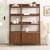 Bixby Wood Bookshelves - Set Of 2 - Walnut EEI-6113-WAL