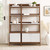 Bixby Wood Bookshelves - Set Of 2 - Walnut White EEI-6113-WAL-WHI