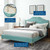 Adelaide Performance Velvet Full Platform Bed - Mint MOD-6856-MIN