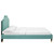 Adelaide Performance Velvet Twin Platform Bed - Mint MOD-6851-MIN