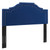 Adelaide Performance Velvet Queen Platform Bed - Navy MOD-6581-NAV