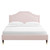 Adelaide Performance Velvet King Platform Bed - Pink MOD-6863-PNK