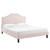 Adelaide Performance Velvet King Platform Bed - Pink MOD-6864-PNK