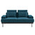 Proximity Upholstered Fabric Loveseat - Azure EEI-6215-AZU