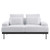 Proximity Upholstered Fabric Loveseat - White EEI-6215-WHI