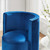 Della Performance Velvet Fabric Swivel Chair - Navy EEI-6222-NAV