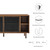 Kurtis 59" Sideboard - Walnut EEI-6235-WAL