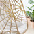 Amalie Wicker Rattan Outdoor Patio Rattan Swing Chair Without Stand - Natural White EEI-6261-NAT-WHI