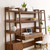 Bixby 3-Piece Wood Office Desk And Bookshelf - Walnut EEI-6114-WAL