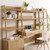 Bixby 3-Piece Wood Office Desk And Bookshelf - Oak EEI-6115-OAK