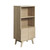 Render Display Cabinet Bookshelf - Oak EEI-6229-OAK