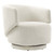 Celestia Boucle Fabric Fabric And Wood Swivel Chair - Ivory EEI-6357-IVO