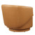 Celestia Vegan Leather Fabric And Wood Swivel Chair - Tan EEI-6358-TAN