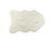24" X 36" X 1.5" Off White Sheepskin Faux Fur Single - Area Rug (331453)