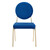 Craft Performance Velvet Dining Side Chairs - Set Of 2 - Gold Navy EEI-6581-GLD-NAV
