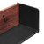 Kinetic Wall-Mount Shelf - Black Cherry EEI-6208-BLK-CHE