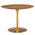 Pursuit 40" Dining Table - Walnut Gold EEI-6313-WAL-GLD