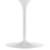 Pursuit 40" Dining Table - White White EEI-6313-WHI-WHI