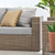 Convene Outdoor Patio Outdoor Patio 5-Piece Furniture Set - Cappuccino Gray EEI-6331-CAP-GRY