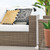 Convene Outdoor Patio Outdoor Patio 5-Piece Furniture Set - Cappuccino White EEI-6331-CAP-WHI