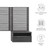 Render Wall Mount King Headboard And Modern Nightstands - Charcoal MOD-7117-CHA