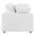 Commix Down Filled Overstuffed Loveseat - Pure White EEI-4859-PUW
