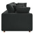 Commix Down Filled Overstuffed Sofa - Black EEI-4860-BLK