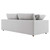Commix Down Filled Overstuffed Sofa - Light Gray EEI-4860-LGR