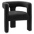 Kayla Boucle Upholstered Armchair - Black EEI-6479-BLK