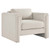 Visible Fabric Armchair - Ivory EEI-6373-IVO