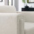 Visible Fabric Armchair - Ivory EEI-6373-IVO