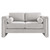 Visible Fabric Loveseat - Light Gray EEI-6375-LGR